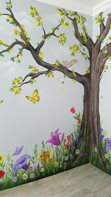 Döşəmə və parket üçün boyalar: Divar rəsimlərinin çəkilməsi🎨 WhatsApp aktiv yazın bizə və ya zəng — 3