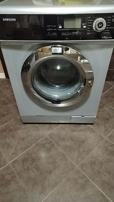 Ütülər və buxarlayıcılar: Paltaryuyan maşın Samsung, 6 kq, İşlənmiş, Avtomat, Qurutmasız — 1