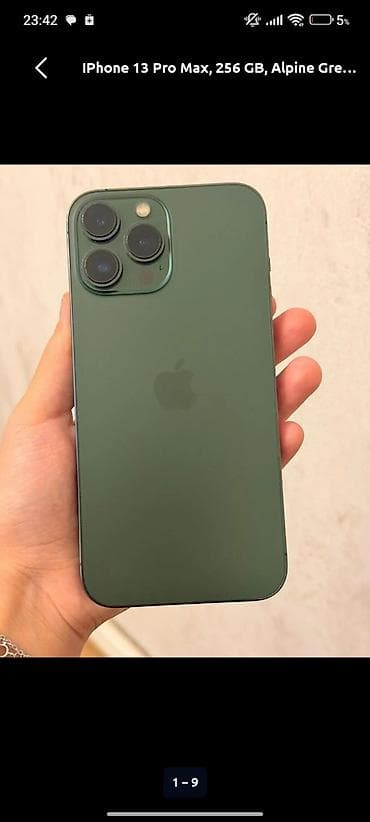 iphone 16 pro baki: IPhone 13 Pro Max, 256 GB, Alpine Green — 1