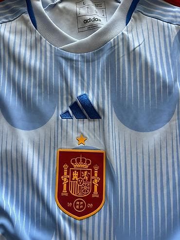 futbolka: Futbolka, Adidas, L, rəng - Mavi — 2