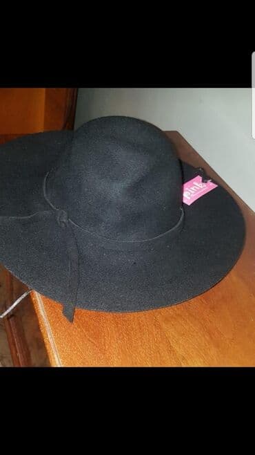 qadınlar üçün strazlı papaqlar: Стильная новая шляпа, цвет черный — 2