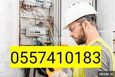 Elektrik ve Santexnik Usta ideal veziyyetde tehfil verilmesi