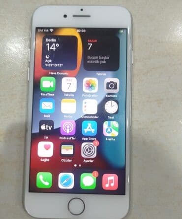 ayfon 7 ucuz: IPhone 7, Gümüşü, Barmaq izi — 3