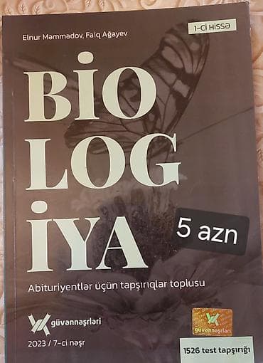 Məhsul: “Biologiya – Abituriyentlər üçün tapşırıqlar toplusu”, 1-ci