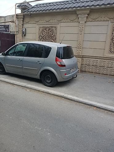 avtobus satilir: Renault Scenic, gümüşü rəng, 5 qapı, kompakt minivan. tək problem — 2