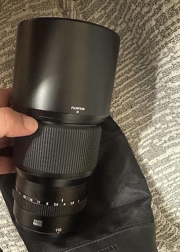 işlənmiş kamera: Fujifilm GF 110mm f/2 R LM WR obyektiv - Uyğunluq: Fujifilm GFX orta — 6