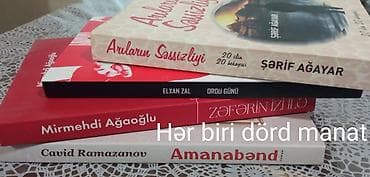 Satılır: Azərbaycan və dünya ədəbiyyatından müxtəlif kitablar