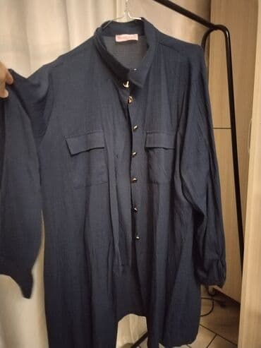 женские стрейчевые юбки: Misskayle markalı qadın üçün 2li dest - Rəng: tünd göy - Beden: 50 — 1