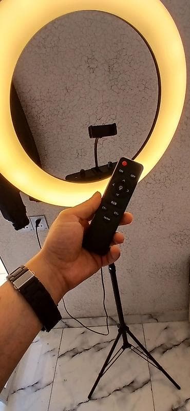 işığ: RGB halqa işıq seti - Böyük diametrli halqa LED işıq - Rəng — 1