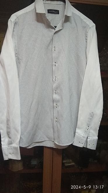 Пальто: Рубашка мужская размер л — 1