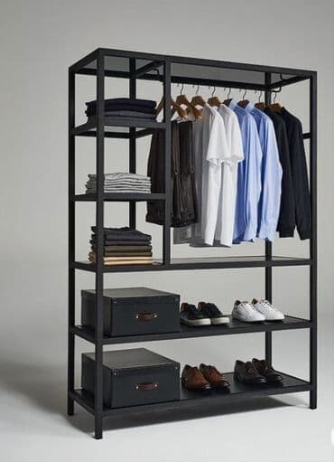 открытая вешалка для одежды: Açıq dolab vitrini, Yeni, Pulsuz çatdırılma — 25