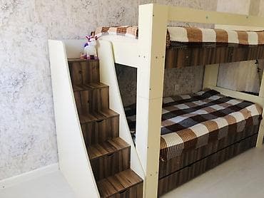 mebillər: Oğlan və qız üçün, İşlənmiş, Çarpayı, Matras ilə, Siyirməli, Laminat — 7