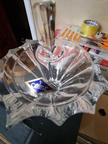 qoz lepesi: Aurun Crystal PLANTICA kristal konfet qabı - Brend: Aurun Crystal — 3