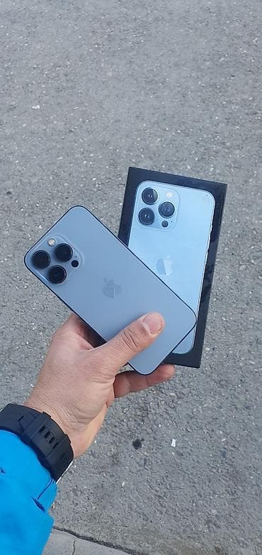 12 pro ikinci el: IPhone 13 Pro, Sierra Blue, Face ID — 1