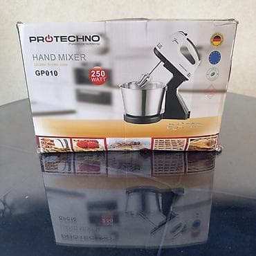 Audio: PROTECHNO GP010 stasionar əl mikseri - Güc: 250 W - Gərginlik/freq. — 2