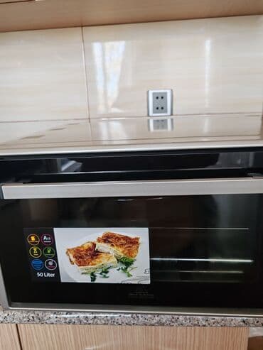 itimat elektrikli soba: Духовка Itimat, Электрическая, цвет - Серебристый, Отдельностоящая, Новый — 2