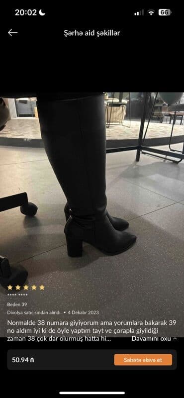 Tuflilər: TƏPTƏZƏ QUTUDA UZUN ÇƏKMƏ 39 razmer Geyinilməyib. Məhsul: Divolya — 4