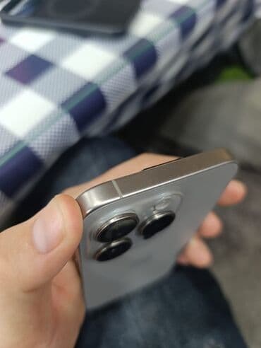 iphone 17 qiyməti: IPhone 15 Pro, 128 GB, Gümüşü, Face ID — 7
