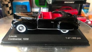 metbex tavan modelleri: Коллекционная модель Lincoln Continental black 1939 Limited Edition — 8