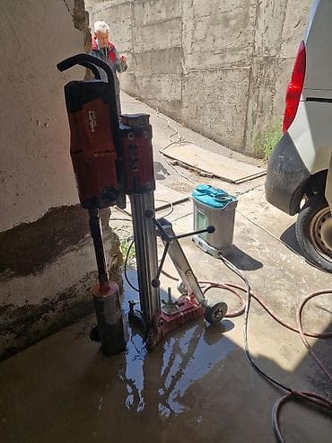 cin dili kursu: Beton və dəmir-beton konstruksiyalarda almaz qurğu ilə dəlik açma — 6