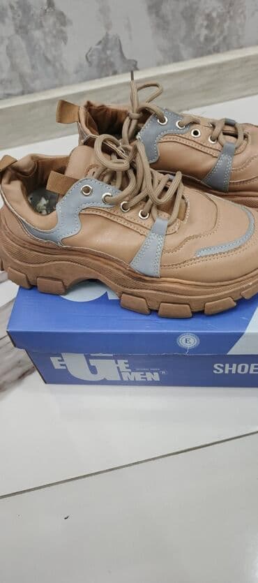 adidas qaçış üçün qadın krossovkaları: Məhsul: Krossovka (Fashion Sport) - Rəng: Bej üst hissə, açıq boz — 6