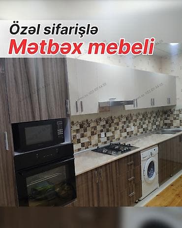 Sifarişlə mətbəx dəsti, Teksturalı laminat lalafo.az -da Sifarişlə mətbəx dəsti, Teksturalı laminat