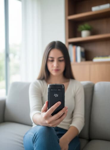 Blackberry Pearl 3G 9105, < 2 GB Memory Capacity, rəng - Qara, Sensor, Düyməli