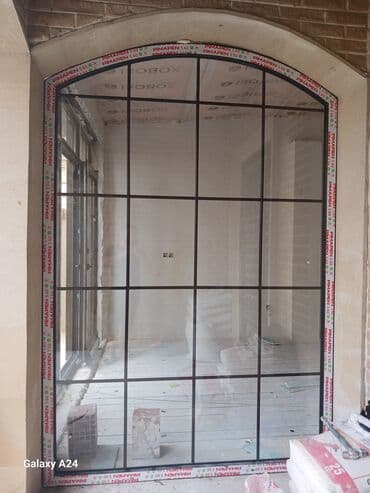 duskabin: Plastik qapi pencere izosistem cam palkon duskabina hebesebe cephe — 7