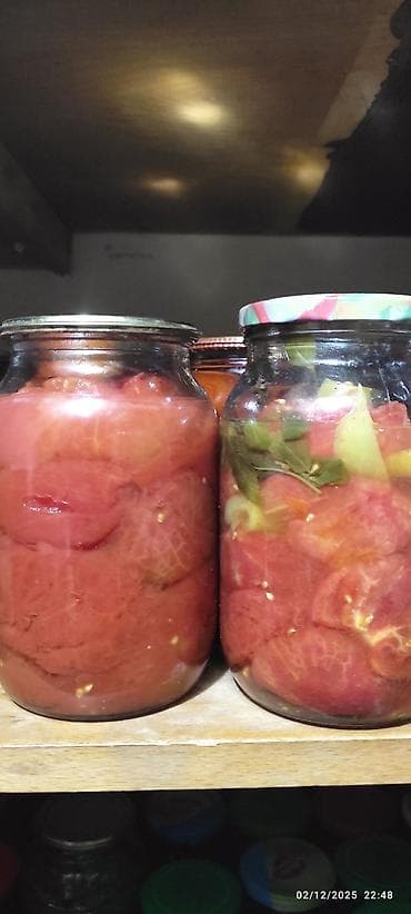 şuşə banka: Məhsul: Ev üsulu hazırlanan müxtəlif turşular və konservlər Tərkib və — 3