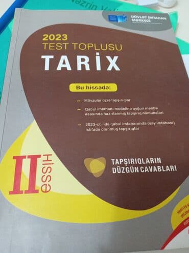 umumi tarix 6 ci sinif pdf yukle: Ümumi Tarix Testlər 11-ci sinif, 1-ci hissə, 2023 il — 2