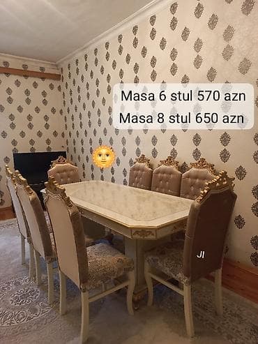 Masa və oturacağlar — 1