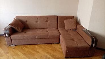 kunc divan: Künc divan, İşlənmiş, Açılan, Bazalı, Parça, Çatdırılma yoxdur — 1