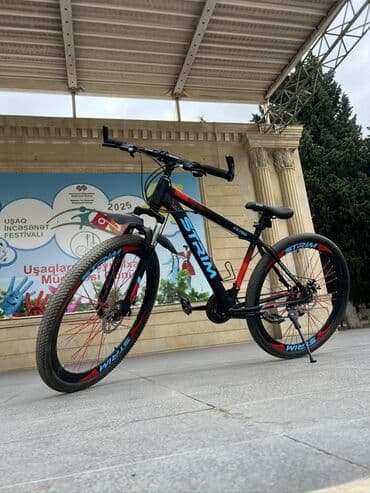 руль для велосипеда: STRIM dağ velosipedi - Çərçivə: yüngül ərintili, qara rəngdə — 5