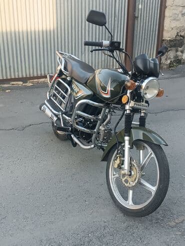 niva stoplari rcd: MX49 motosiklet - Rəng: zeytun-yaşıl, dekorativ narıncı-ağ qrafiklər — 2