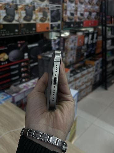 mac pro: IPhone 15 Pro Max, 256 GB, Natural Titanium, Barmaq izi, Face ID — 3