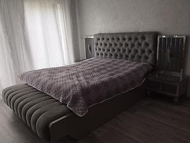 il: Yataq otağı dəsti - Komplekt: geniş çarpayı (başlıq kapitone düyməli — 2