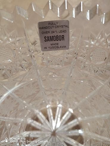 SAMOBOR əl-kəsimli kristal qab - Brend/istehsalçı: SAMOBOR - Məhsul