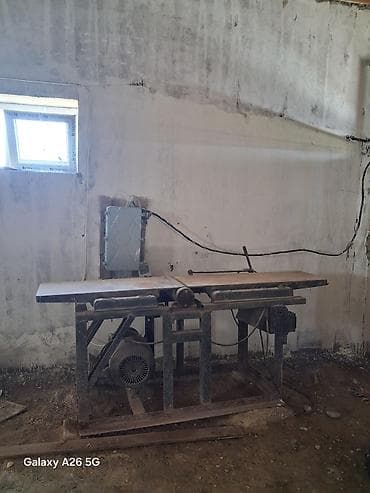 Ağac emalı üçün stasionar dəzgah - Funksiyalar: taxta kəsmə və yonma — 1