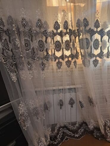 tül parçalar: Yeni, Tül, rəng - Ağ — 3