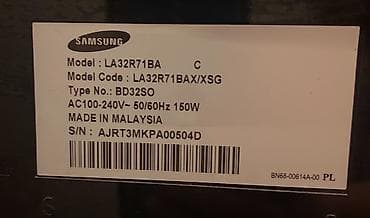 Kronşteynlər: Televizor Samsung LCD 32" HD (1366x768) — 5