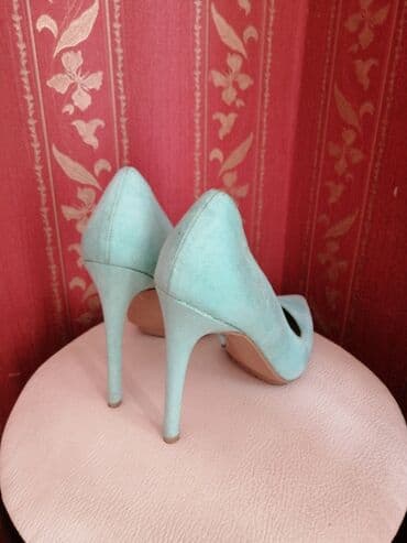 женские толстовки на молниями: Туфли, Размер: 38, цвет - Синий, Б/у — 2