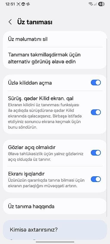 iphone e: Samsung Galaxy A33 5G, 128 GB, rəng - Qara, Face ID — 7