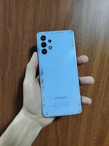 samsung notebook: Samsung Galaxy A32, 128 GB, rəng - Mavi, Barmaq izi, İki sim kartlı, Face ID — 4