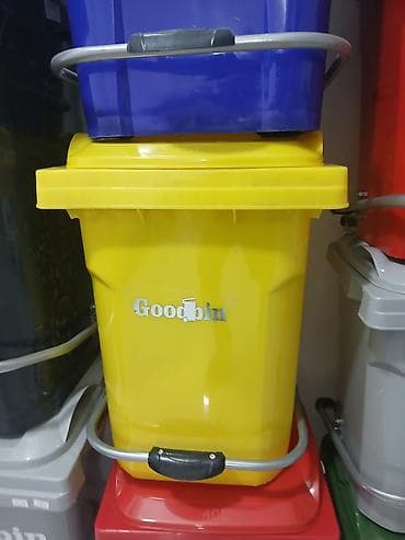 Plastik “Goodbin” tullantı qutuları - Təyinat: məişət, ofis, obyekt — 6