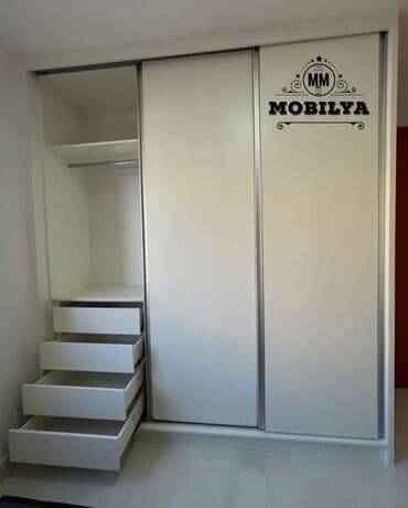 şifaner modelleri: Yeni, Kupe, 3 qapılı Düz dolab, Qarderob, paltar dolabı, Azərbaycan — 5