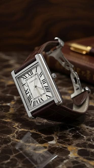 qara kemer: Qol saatı, Cartier, rəng - Qızılı — 3