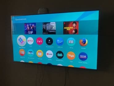 plazma smart tv: Panasonic Smart TV – iri diaqonallı, nazik çərçivəli divara montaj — 1