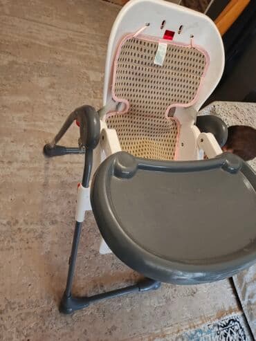 transformer stul yedizdirmək ucun: Uşaq yemək stulu Hündürlüyü tənzimləmək olur. Yığılır, qiymətə — 2