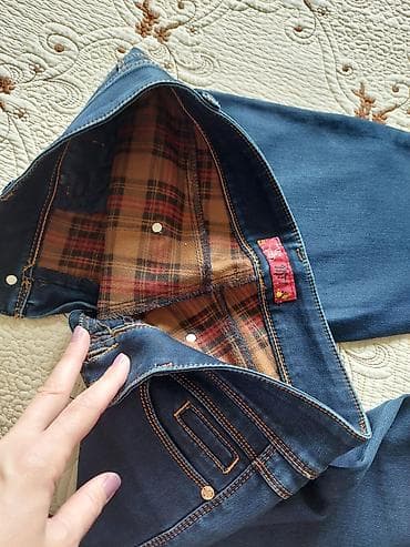 Личные вещи: Cins qadın şalvarları.31/32 razmer.birinin içi qalındı.her biri — 2