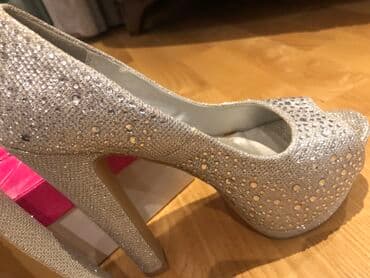 basanoşkalar 2024: Ölçü: 37, rəng - Gümüşü, İşlənmiş — 3